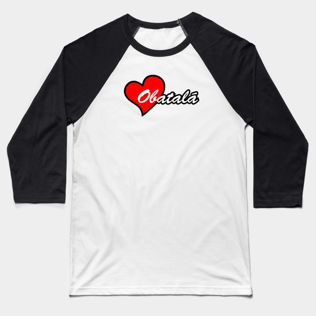 Obatala Baseball T-Shirt by Korvus78
